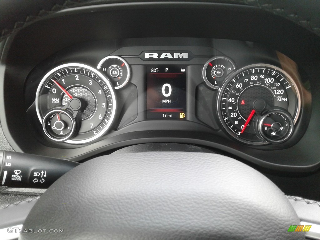 2019 Ram 1500 Big Horn Crew Cab 4x4 Gauges Photo #128097092