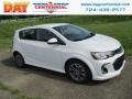 Summit White 2018 Chevrolet Sonic LT Hatchback