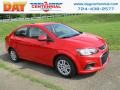 Red Hot 2018 Chevrolet Sonic LS Sedan