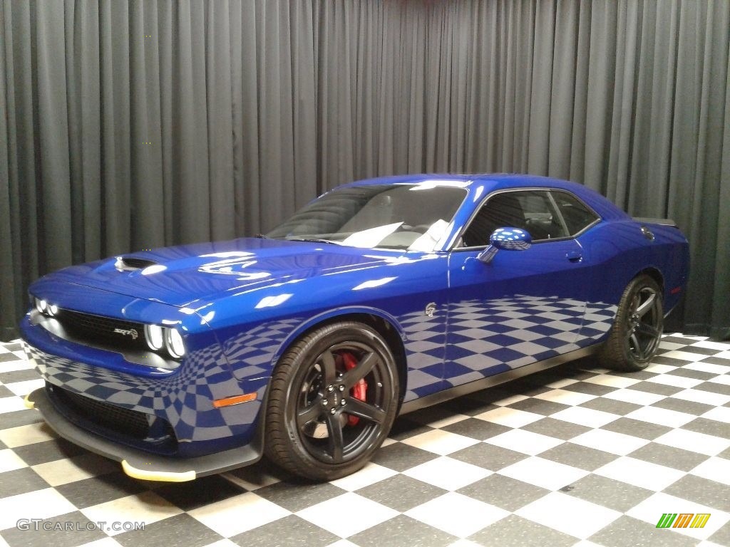 IndiGo Blue 2018 Dodge Challenger SRT Hellcat Exterior Photo #128099438
