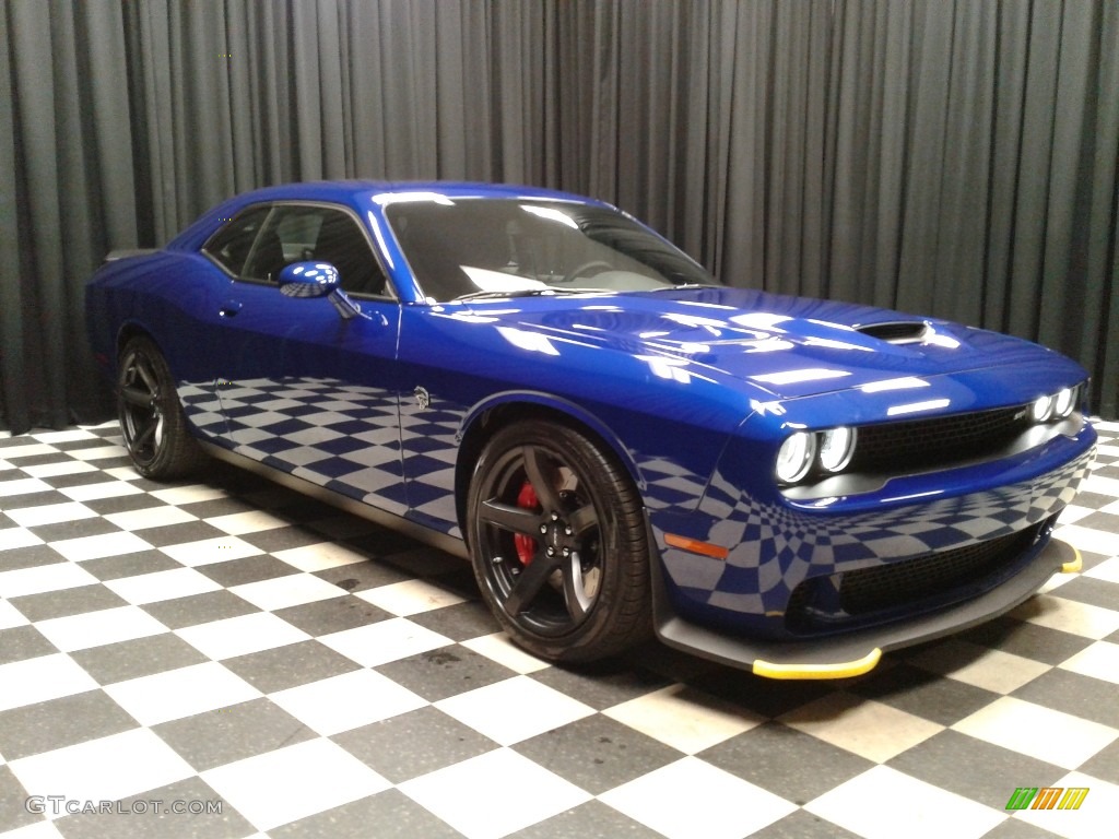 2018 Challenger SRT Hellcat - IndiGo Blue / Black photo #4