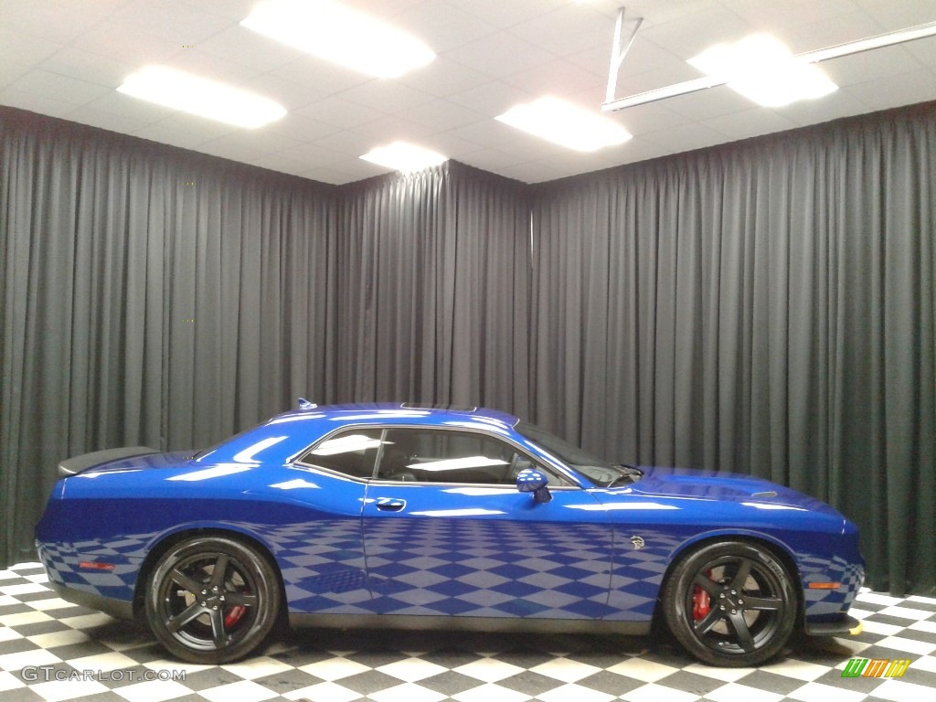 2018 Challenger SRT Hellcat - IndiGo Blue / Black photo #5