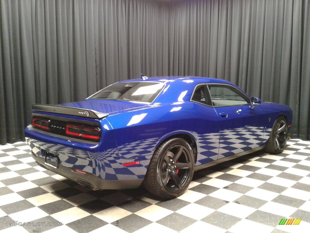 2018 Challenger SRT Hellcat - IndiGo Blue / Black photo #6