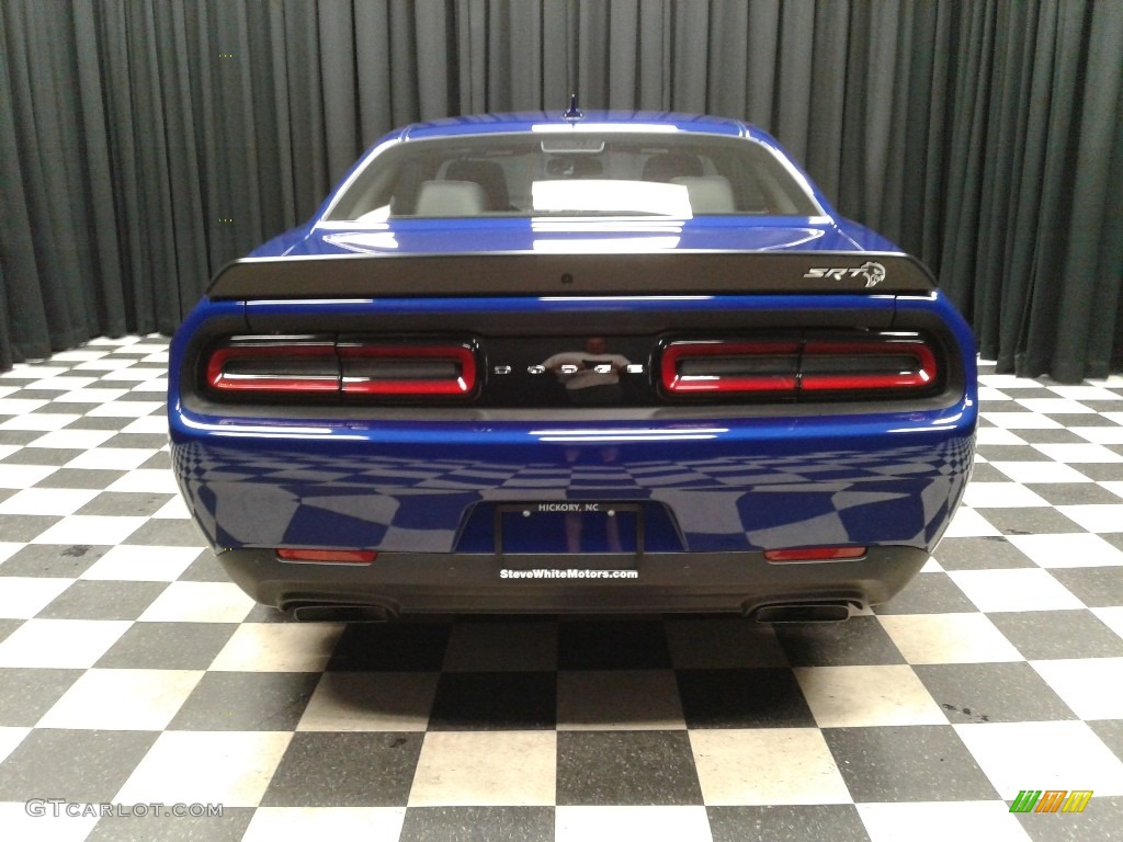 2018 Challenger SRT Hellcat - IndiGo Blue / Black photo #7