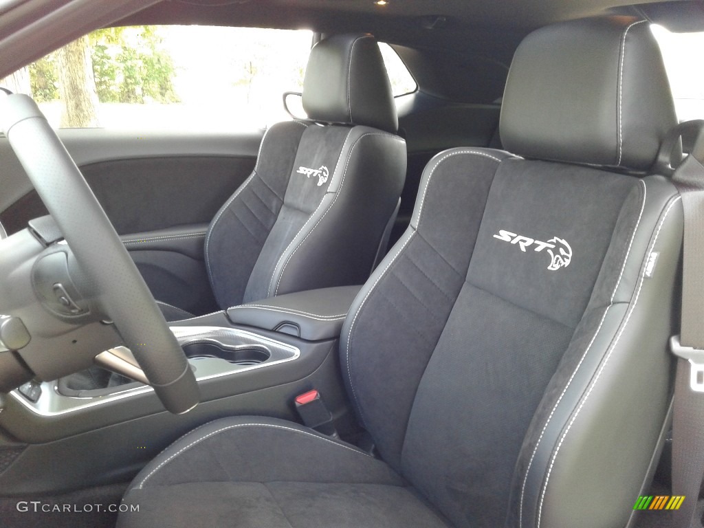 Black Interior 2018 Dodge Challenger SRT Hellcat Photo #128099675