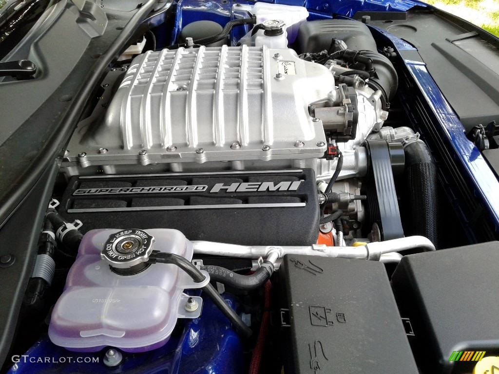 2018 Dodge Challenger SRT Hellcat 6.2 Liter Supercharged HEMI OHV 16-Valve VVT V8 Engine Photo #128100446