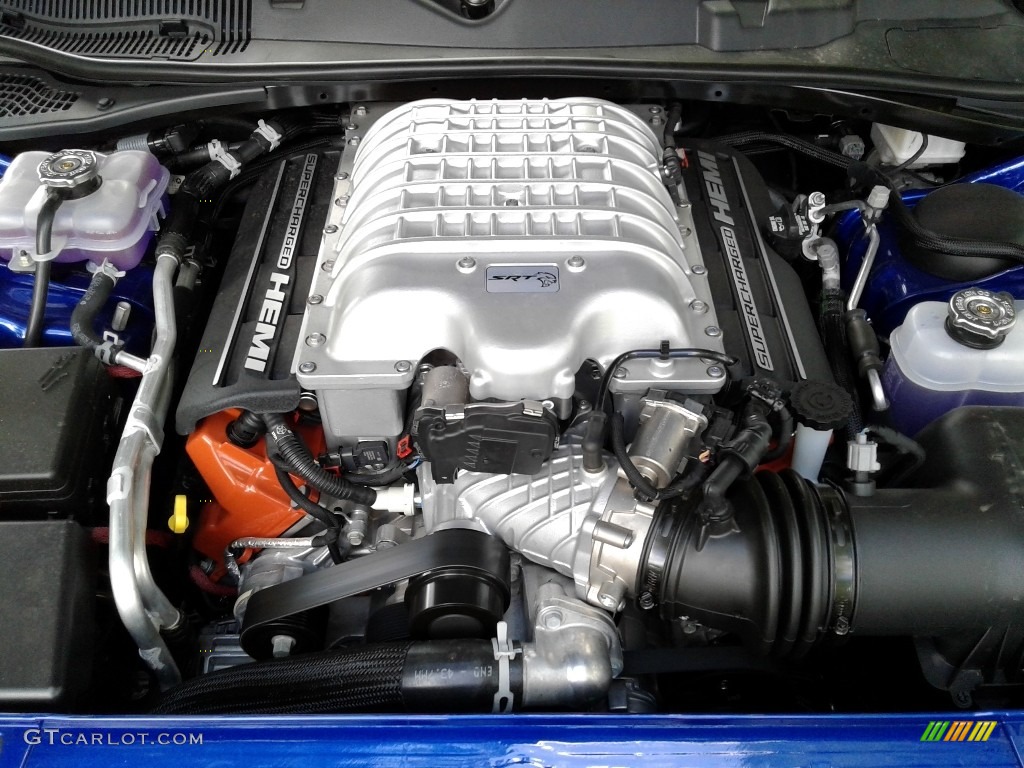 2018 Dodge Challenger SRT Hellcat 6.2 Liter Supercharged HEMI OHV 16-Valve VVT V8 Engine Photo #128100479