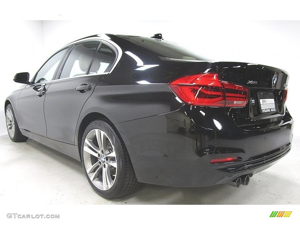 2018 3 Series 330i xDrive Sedan - Jet Black / Venetian Beige photo #3