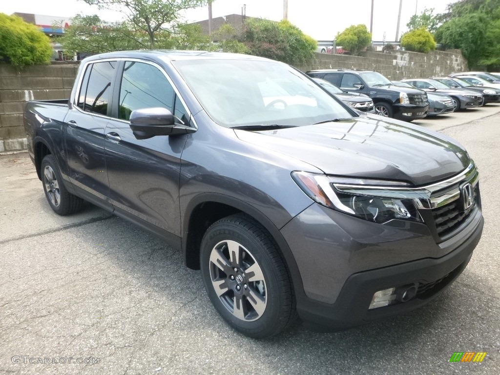 Modern Steel Metallic 2019 Honda Ridgeline RTL-T AWD Exterior Photo #128103308