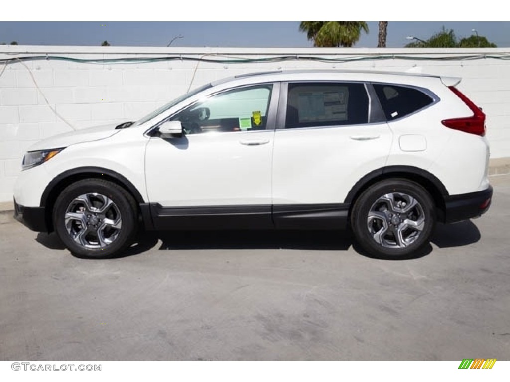 2018 CR-V EX-L - White Diamond Pearl / Black photo #7