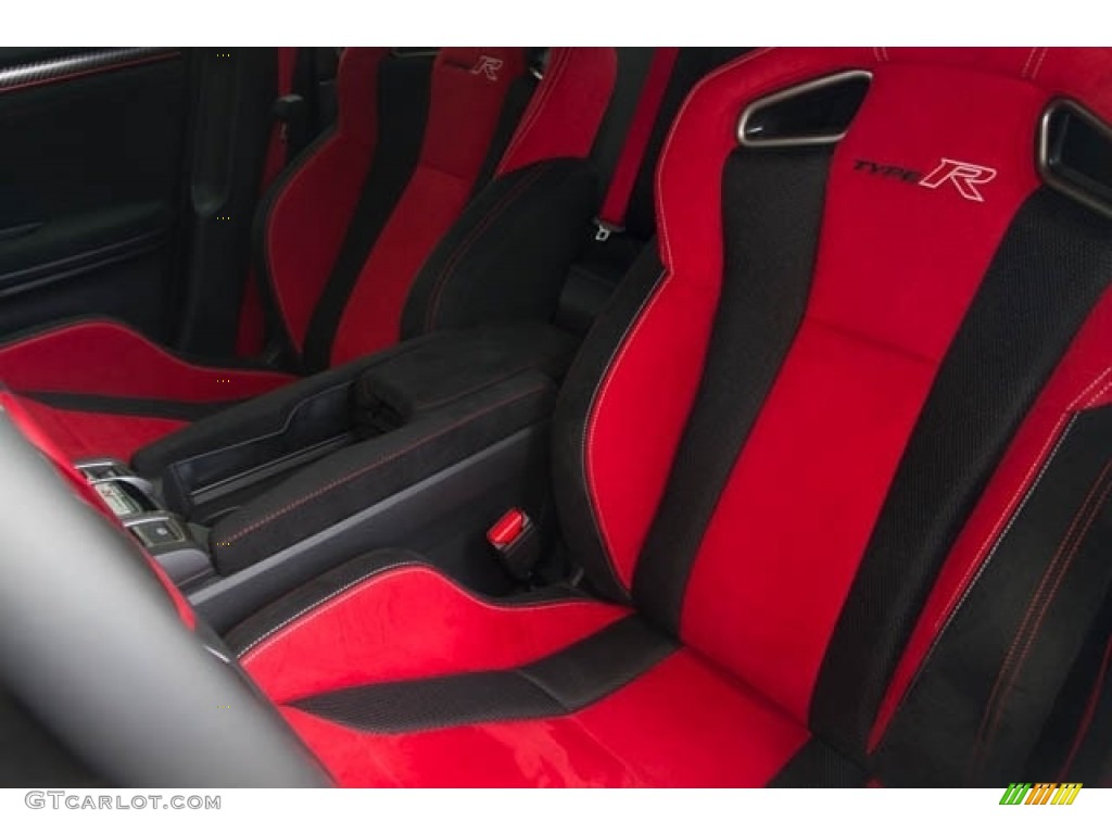 2018 Civic Type R - Crystal Black Pearl / Type R Red/Black Suede Effect photo #15