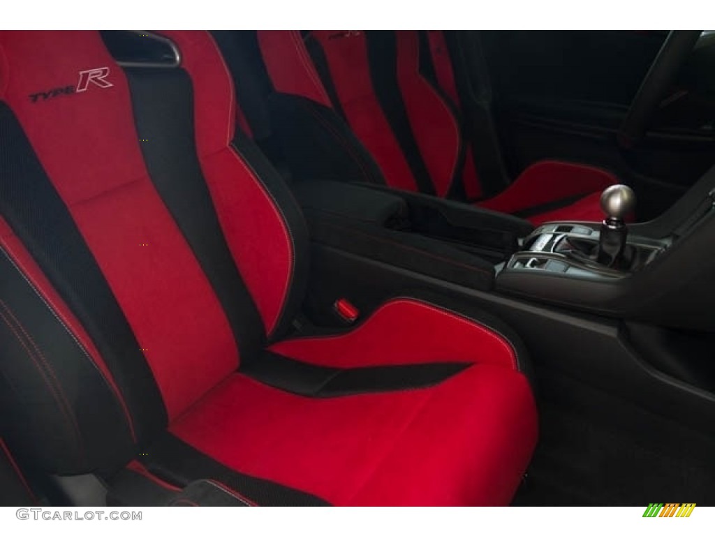 2018 Civic Type R - Crystal Black Pearl / Type R Red/Black Suede Effect photo #20