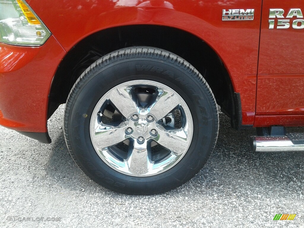 2018 1500 Express Quad Cab - Flame Red / Black/Diesel Gray photo #20