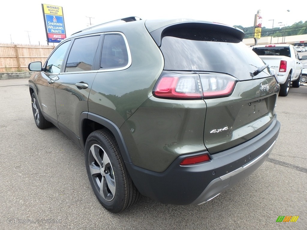 2019 Cherokee Limited 4x4 - Olive Green Pearl / Black/Ski Grey photo #3