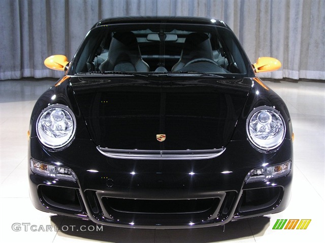 2008 Porsche 911 GT3 RS 2008 Porsche 911 GT3 RS, Black/Orange / Black/Orange, Front Photo #128115