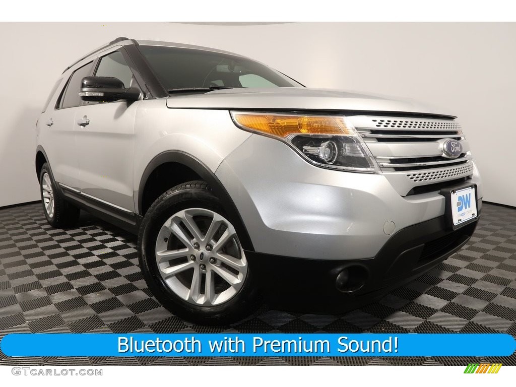 2015 Explorer XLT 4WD - Ingot Silver / Charcoal Black photo #1