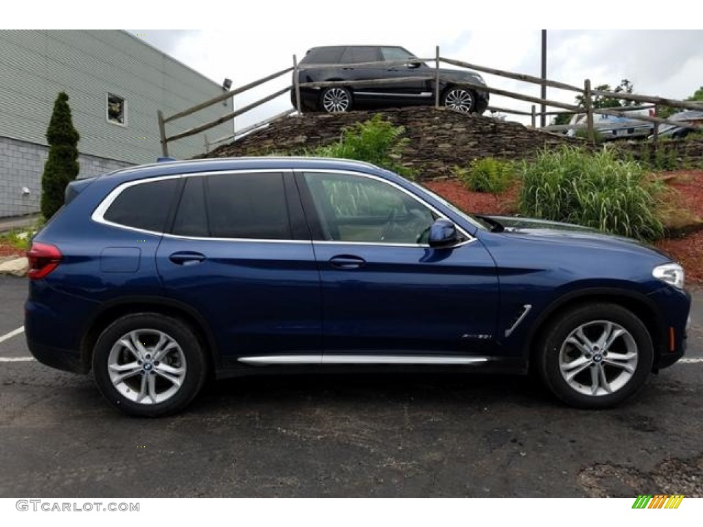 2018 X3 xDrive30i - Phytonic Blue Metallic / Canberra Beige/Black photo #6