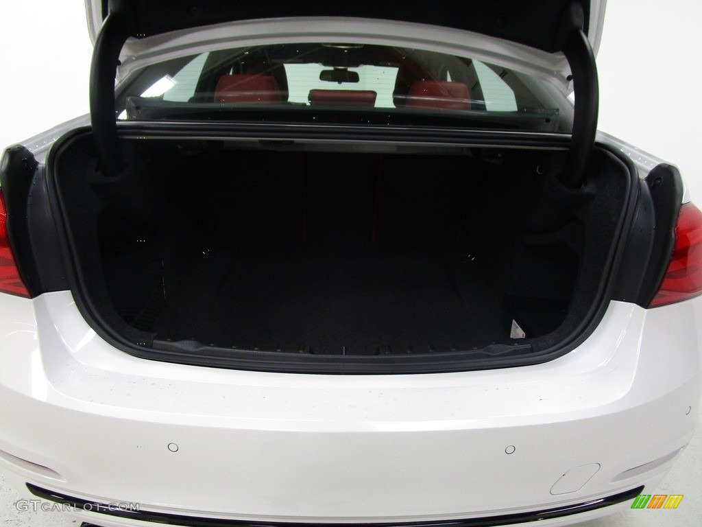 2018 3 Series 330i xDrive Sedan - Mineral White Metallic / Coral Red photo #23
