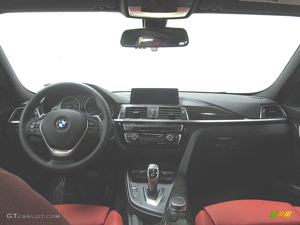 2018 3 Series 330i xDrive Sedan - Mineral White Metallic / Coral Red photo #25