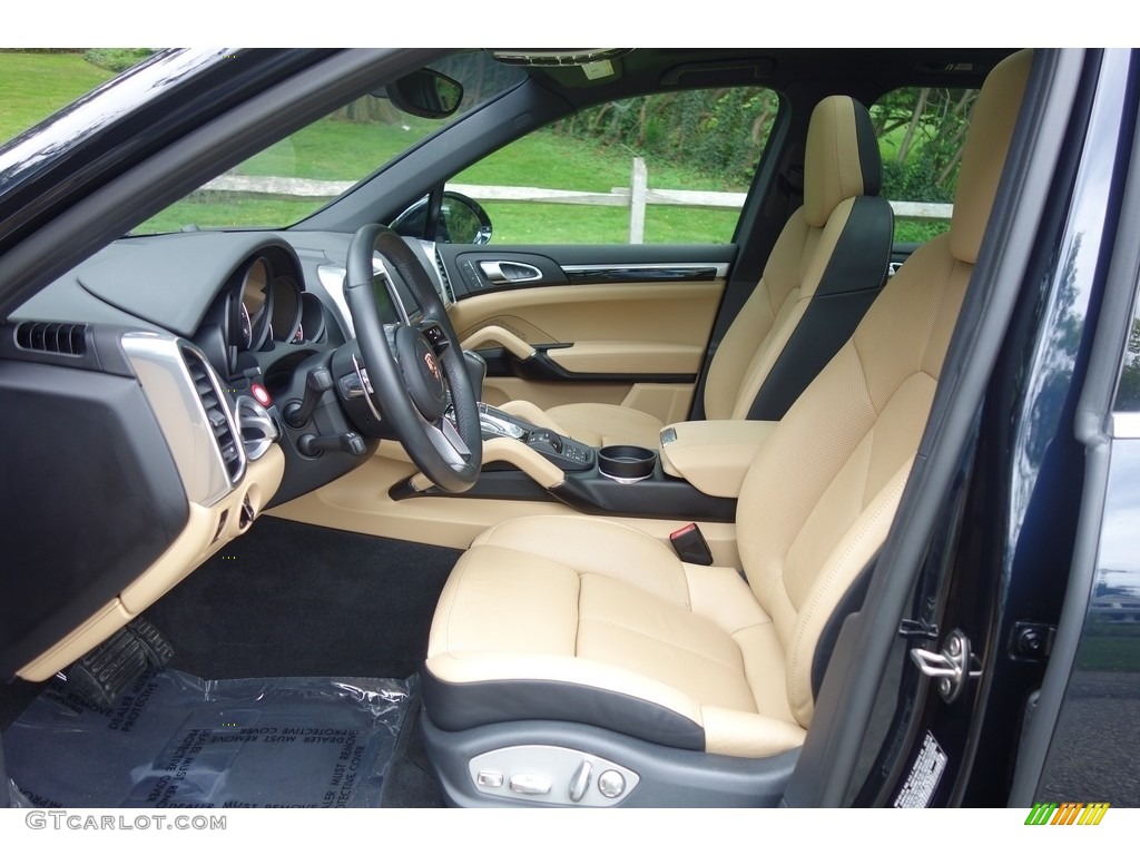 2016 Cayenne  - Moonlight Blue Metallic / Black/Luxor Beige photo #12