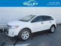 White Suede 2012 Ford Edge SE EcoBoost