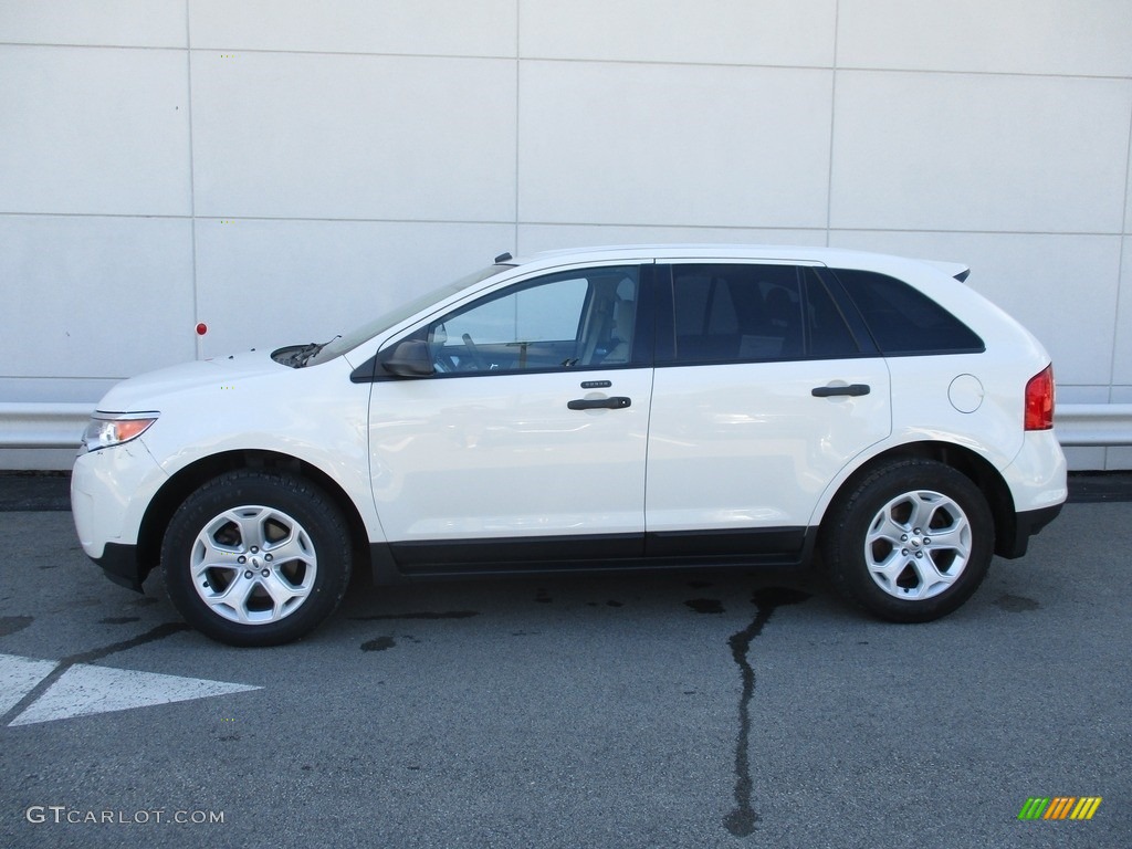 2012 Edge SE EcoBoost - White Suede / Medium Light Stone photo #2