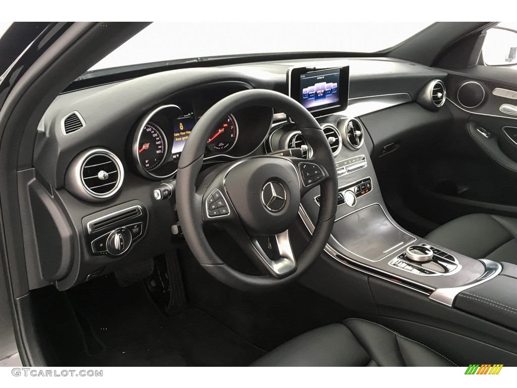 2018 Mercedes-Benz C 350e Plug-in Hybrid Sedan Black Dashboard Photo #128120278