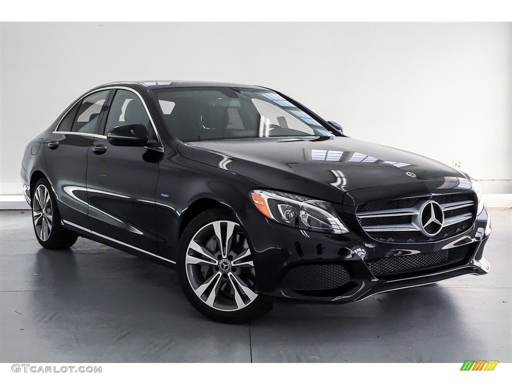 Black 2018 Mercedes-Benz C 350e Plug-in Hybrid Sedan Exterior Photo #128120464