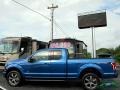 2017 Blue Jeans Ford F150 XLT SuperCab 4x4  photo #2
