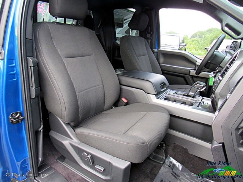 2017 F150 XLT SuperCab 4x4 - Blue Jeans / Light Camel photo #11