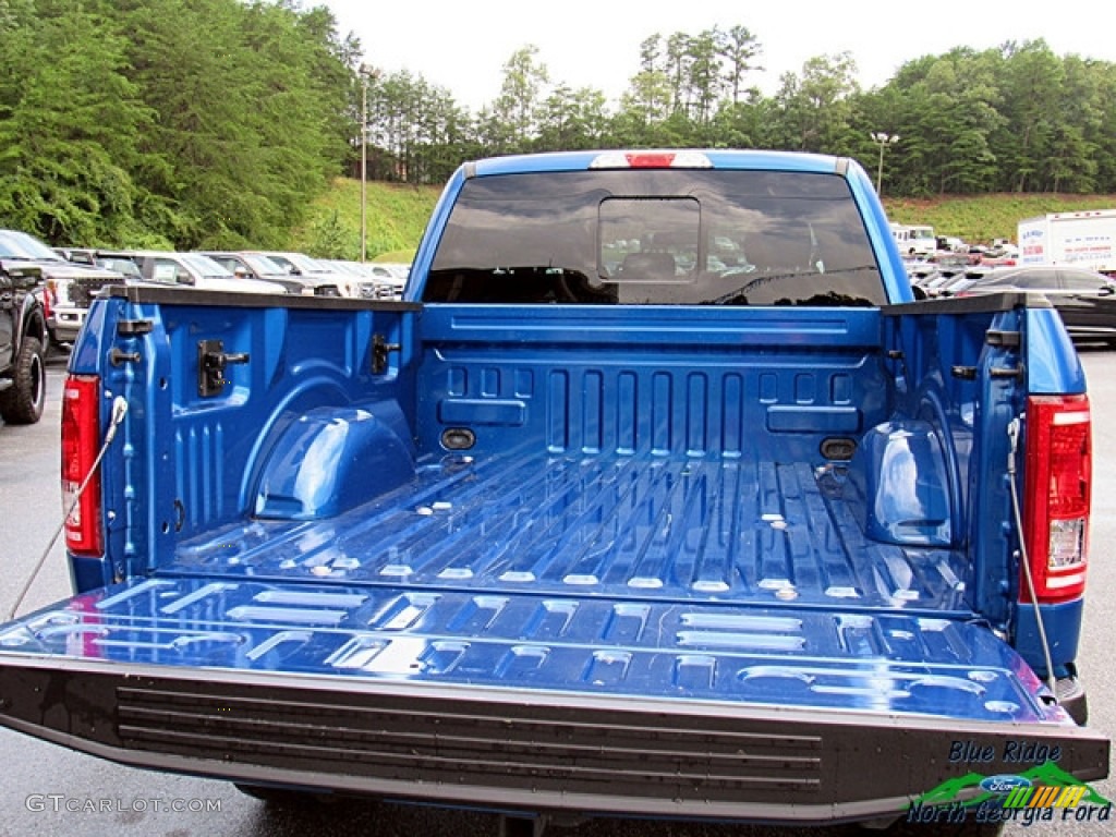 2017 F150 XLT SuperCab 4x4 - Blue Jeans / Light Camel photo #15