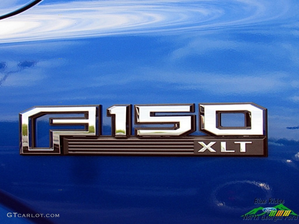 2017 F150 XLT SuperCab 4x4 - Blue Jeans / Light Camel photo #39