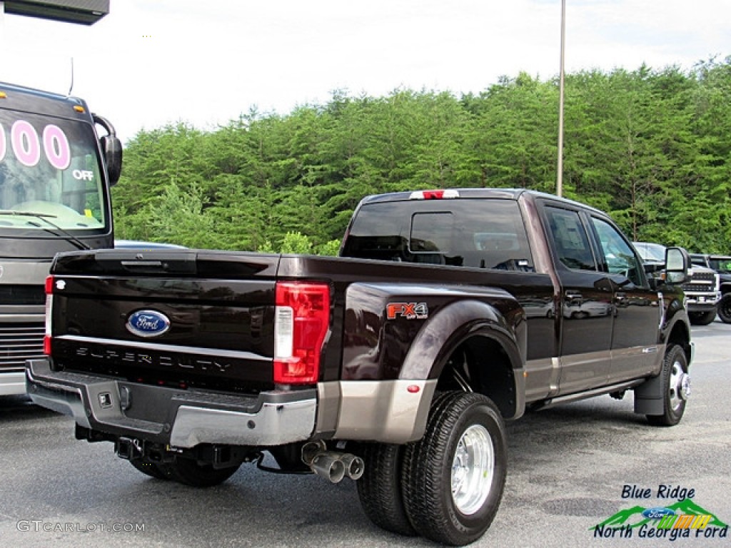 2018 F350 Super Duty Lariat Crew Cab 4x4 - Magma / Camel photo #5