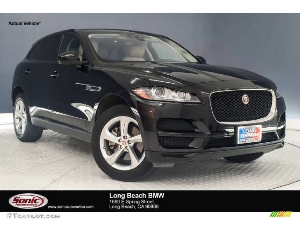 2017 F-PACE 35t AWD Premium - Ebony Black / Latte photo #1