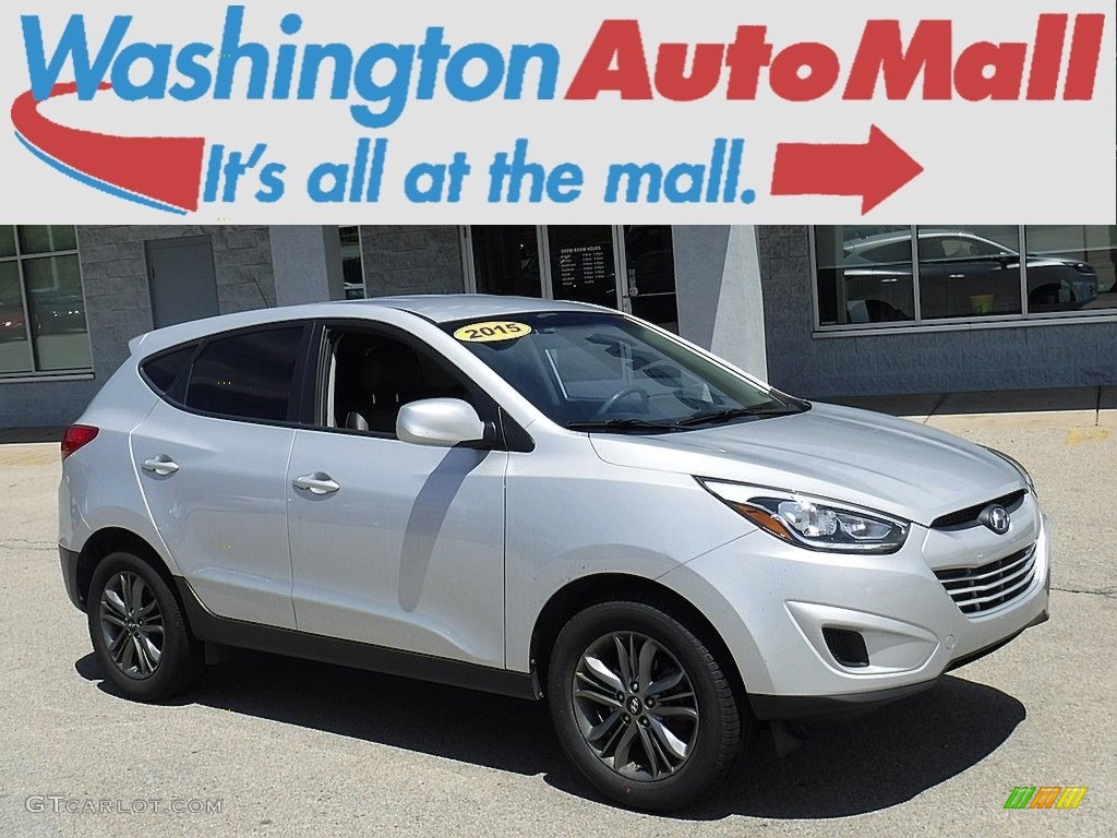 2015 Tucson GLS AWD - Diamond Silver / Black photo #1