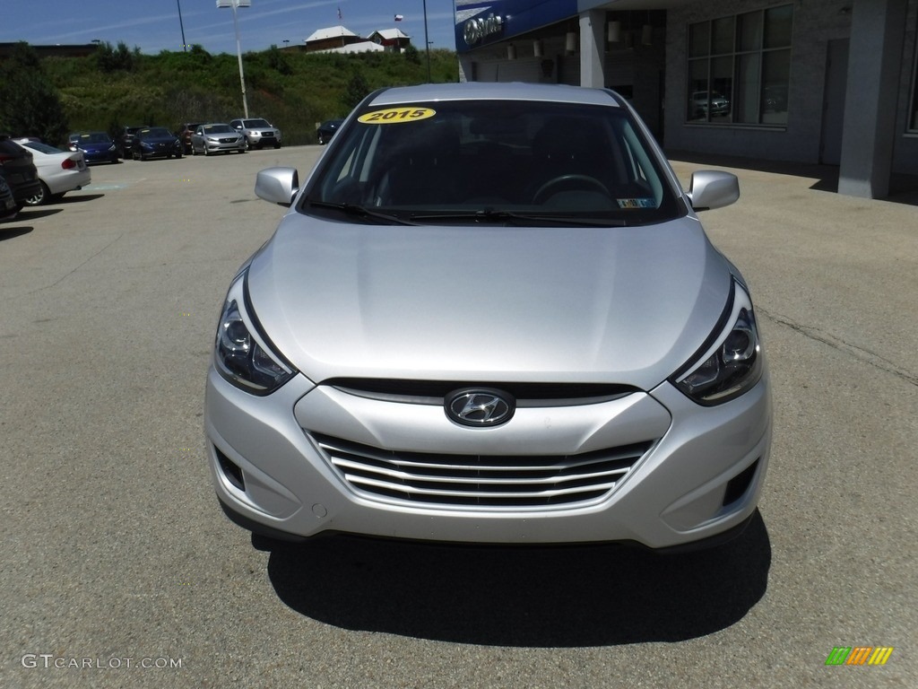 2015 Tucson GLS AWD - Diamond Silver / Black photo #3