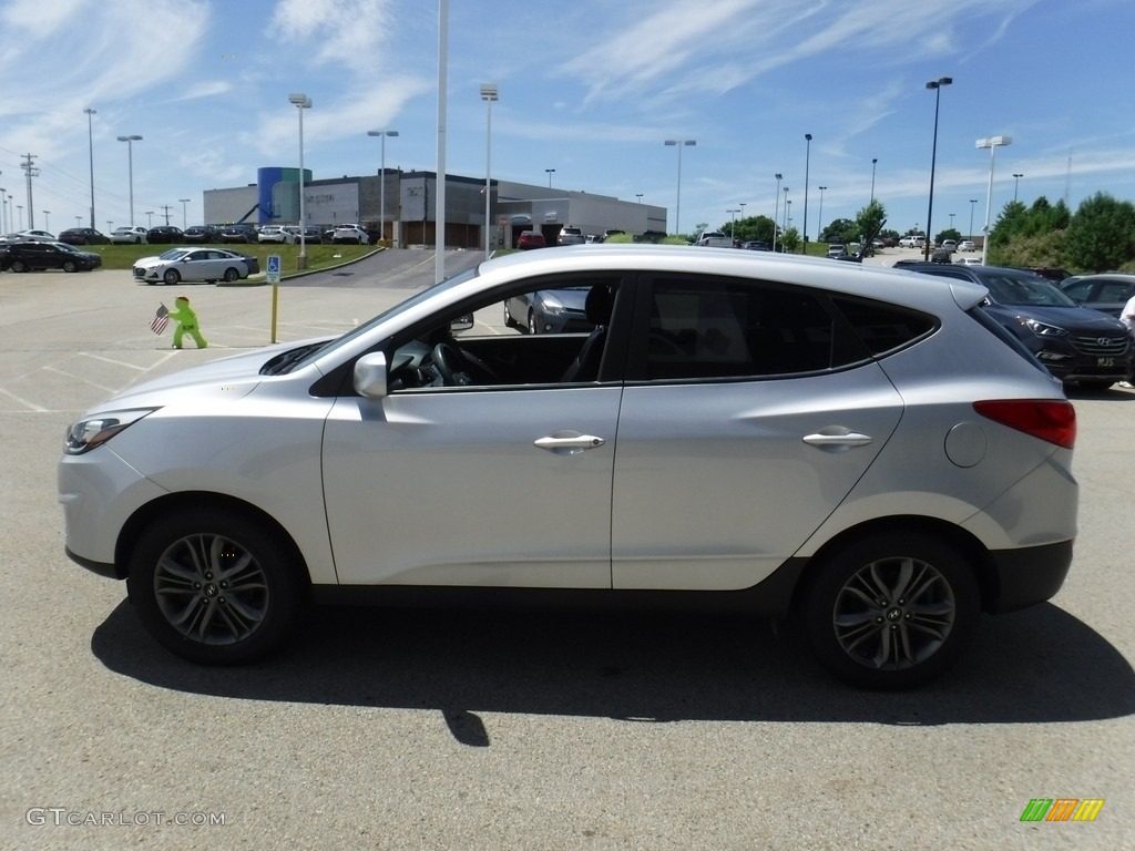 2015 Tucson GLS AWD - Diamond Silver / Black photo #5