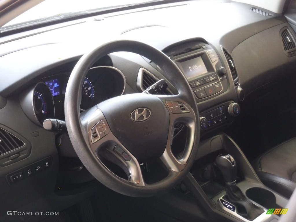 2015 Tucson GLS AWD - Diamond Silver / Black photo #9