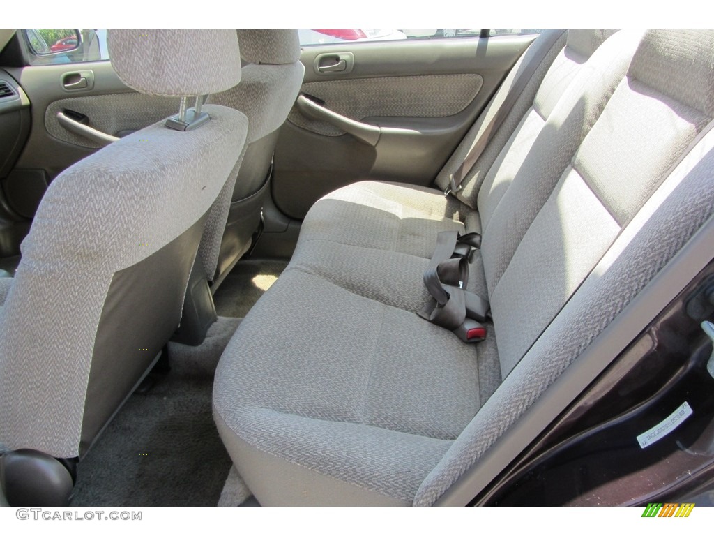 2000 Civic LX Sedan - Vintage Plum / Beige photo #13