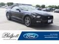 Shadow Black 2017 Ford Mustang EcoBoost Premium Convertible