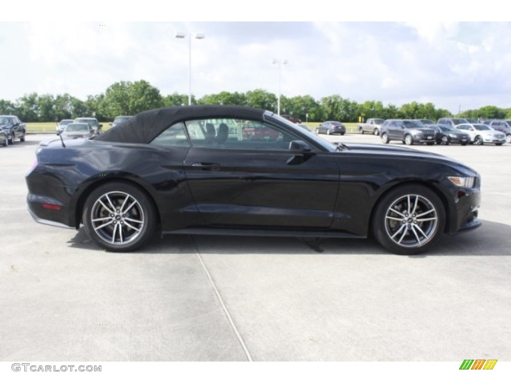 2017 Mustang EcoBoost Premium Convertible - Shadow Black / Red Line photo #12