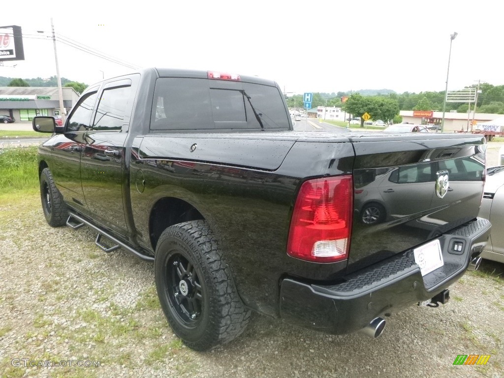 2012 Ram 1500 Sport Crew Cab 4x4 - Black / Dark Slate Gray photo #3