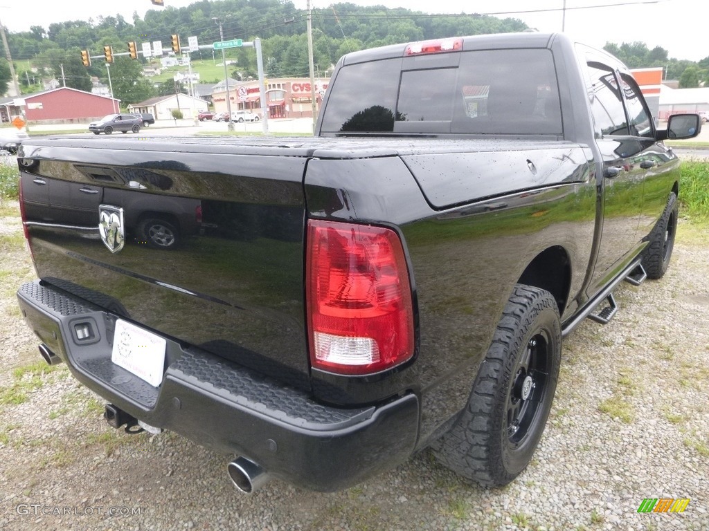 2012 Ram 1500 Sport Crew Cab 4x4 - Black / Dark Slate Gray photo #5