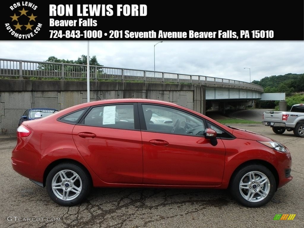 Hot Pepper Red Ford Fiesta