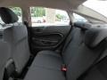 2018 Ford Fiesta Charcoal Black Interior Rear Seat Photo