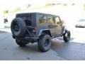 2010 Natural Green Pearl Jeep Wrangler Unlimited Rubicon 4x4  photo #6