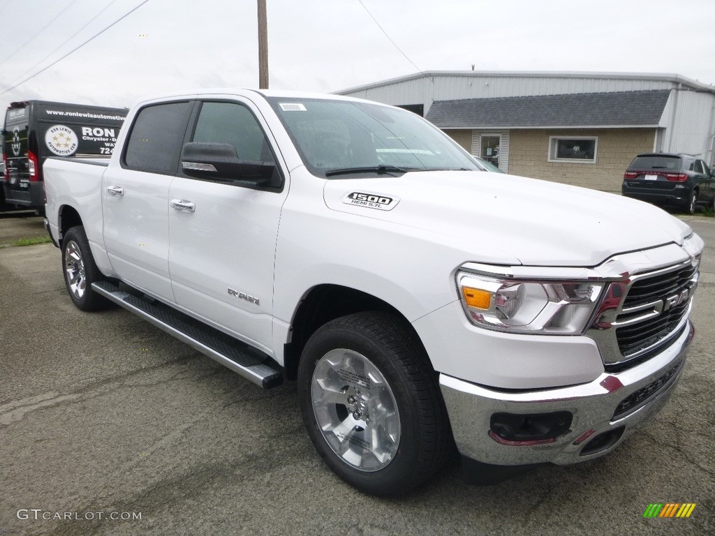 2019 1500 Big Horn Crew Cab 4x4 - Bright White / Black photo #7