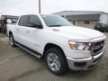2019 Bright White Ram 1500 Big Horn Crew Cab 4x4  photo #7