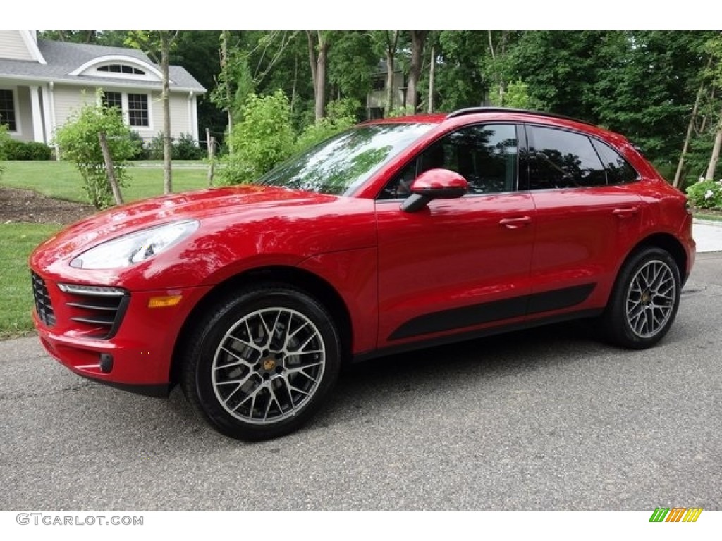 Carmine Red 2018 Porsche Macan S Exterior Photo #128138065