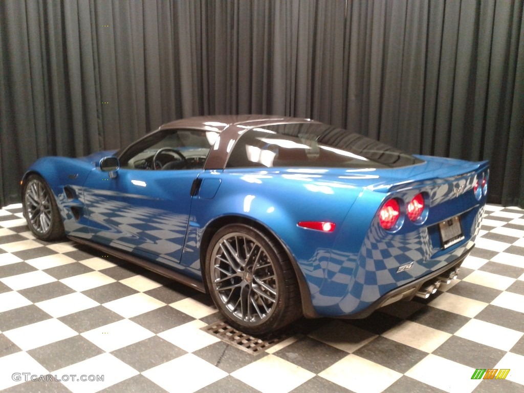 2010 Corvette ZR1 - Jetstream Blue Metallic / Ebony Black photo #8